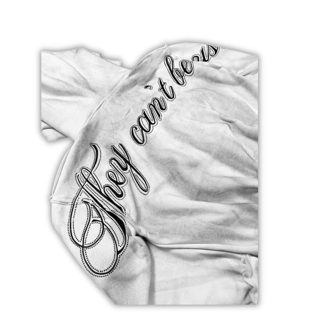 "DIRTY SNOW" CRYSTALIZED HOODIE