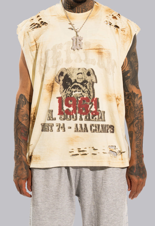 Bulldogs Champ Tee Cream