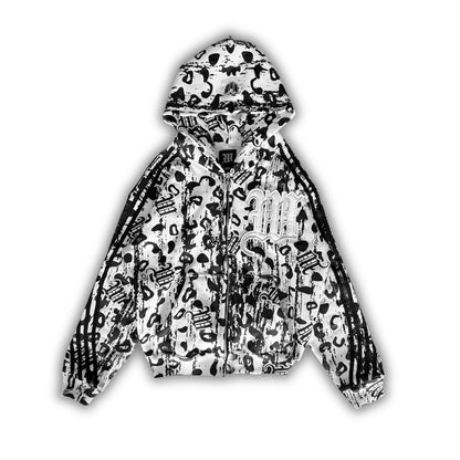 "SNOW" LEOPARD HOODIE