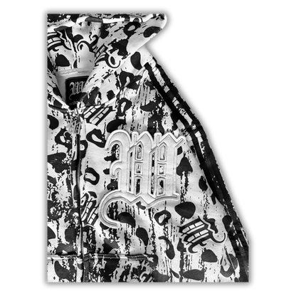 "SNOW" LEOPARD HOODIE