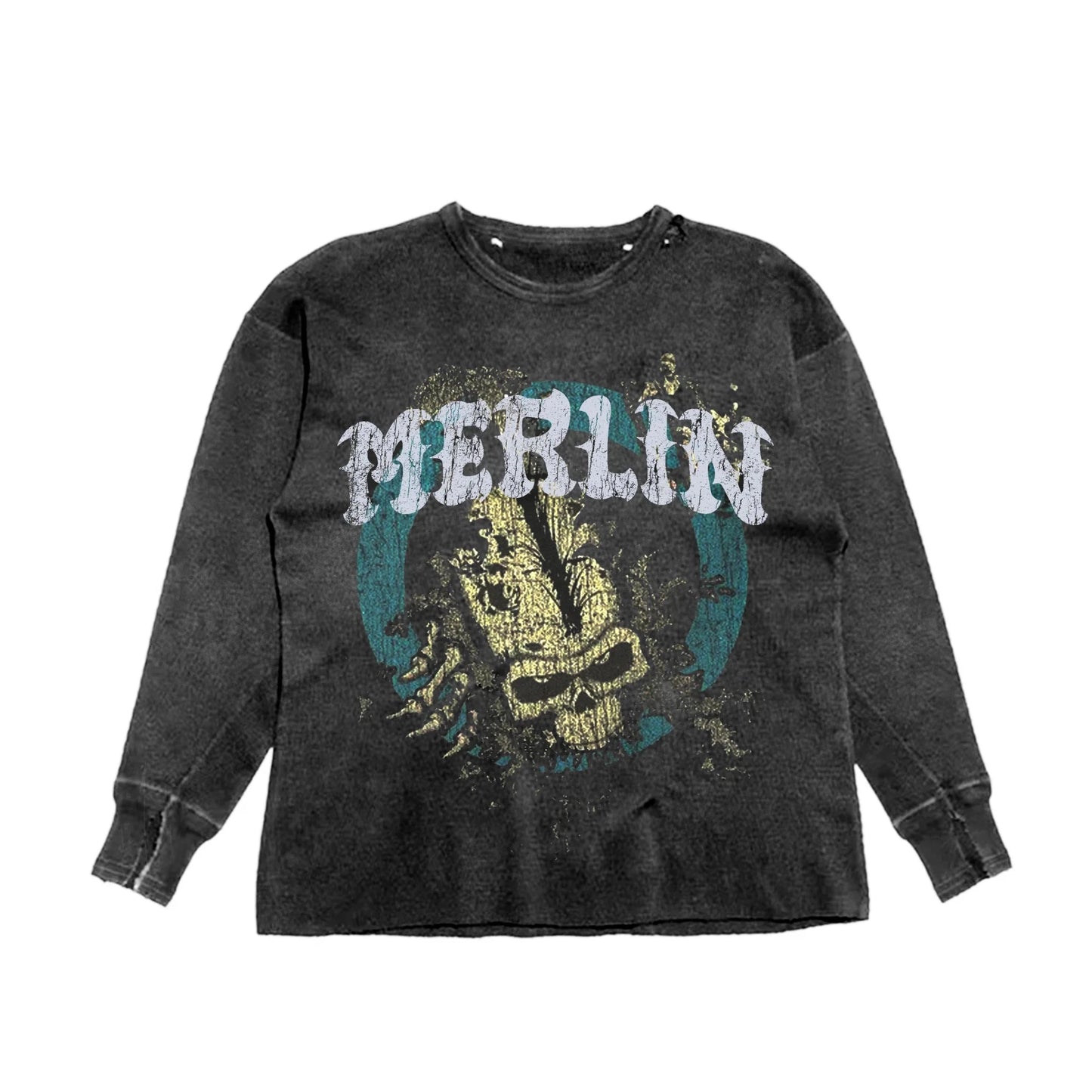 Alien Skull Longsleeve - Loam