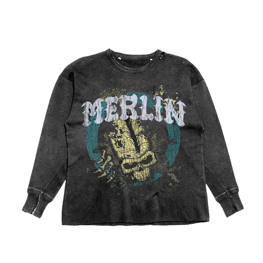 Alien Skull Longsleeve - Loam